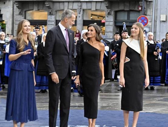 Spanish King Felipe VI and Queen Letizia during the Princess of Asturias Awards 2023 in Oviedo, on Friday 20 October 2023 Cordon Press