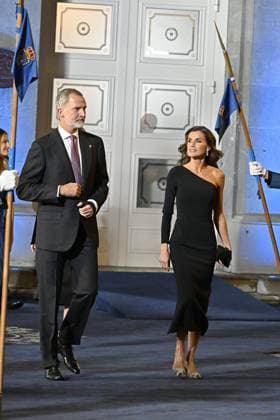 Spanish King Felipe VI and Letizia with Princess of Asturias Leonor de Borbon and Sofia de Borbon during the Princess of Asturias Awards 2023 in Oviedo, on Friday 20 October 2023 Cordon Press