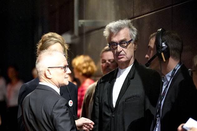 Lumiere Film Festival in Lyon - Wim Wenders Wim Wenders - CÃ rÃ monie du Prix Lumiere 2023 - Festival Lumiere Ã Lyon le 20 10 2023. CELEBRITES : Ceremonie Win Wenders Prix Lumiere 2023 - Festival Lumiere - 20 10 2023 SandrineThesillat Panoramic 