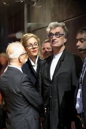 Lumiere Film Festival in Lyon - Wim Wenders Wim Wenders - CÃ rÃ monie du Prix Lumiere 2023 - Festival Lumiere Ã Lyon le 20 10 2023. CELEBRITES : Ceremonie Win Wenders Prix Lumiere 2023 - Festival Lumiere - 20 10 2023 SandrineThesillat Panoramic 