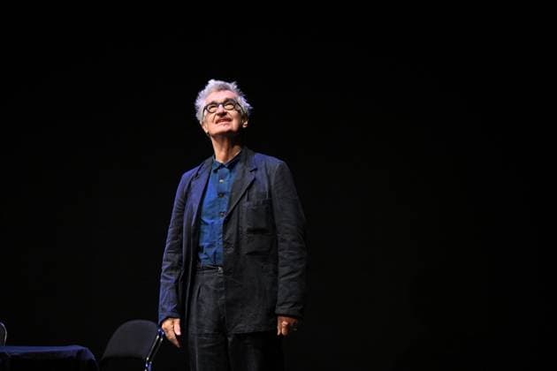 Lumiere Film Festival Masterclass Wim Wenders Wim Wenders holds a masterclass during 15th Lumiere Film Festival in Lyon, France on October 20, 2023. Photo by Julien Reynaud APS-Medias ABACAPRESS.COM Lyon France  Copyright: xReynaudxJulien APS-Medias ABACAx 872610_005 ReynaudxJulien APS-Medias ABACAx 872610_005