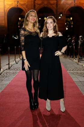Laura Karasek and Jule Gölsdorf at the 34 Hessian Film and Cinema Award 2023 ceremony at the Alte Oper Frankfurt, 20 10 2023. Foto:xP.xBackx xFuturexImagex filmpreis_hessen_3014
