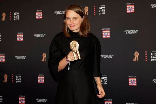 Bilder des Jahres 2023, Entertainment 10 Oktober Entertainment Themen der Woche KW42 Bettina Blümner bei der 34. Verleihung des Hessischen Film- und Kinopreises 2023 in der Alten Oper. Frankfurt, 20.10.2023 *** Bettina Blümner at the 34 Hessian Film and Cinema Award 2023 ceremony at the Alte Oper Frankfurt, 20 10 2023 Foto:xP.xBackx xFuturexImagex filmpreis_hessen_3104