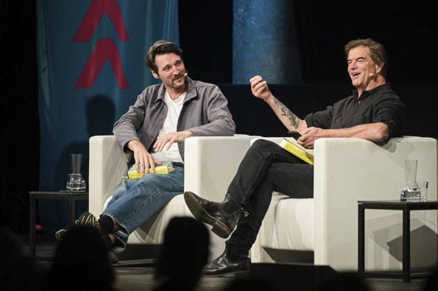 Bilder des Jahres 2023, Entertainment 10 Oktober Entertainment Themen der Woche KW42 lit.Ruhr *** NUR FÜR REDAKTIONELLE ZWECKE *** EDITORIAL USE ONLY ***<p>Campino spricht mit Philipp Oehmke über sein Buch Schönwald am Freitag, 20. Oktober 2023 bei der lit.RUHR auf der Zeche Zollverein in Essen. Deutschland NRW Essen Copyright: SocratesxTassos *** lit Ruhr FOR EDITORIAL PURPOSES ONLY EDITORIAL USE ONLY p Campino talks with Philipp Oehmke about his book Schönwald on Friday, October 20 2023 at lit RUHR at Zeche Zollverein in Essen Germany NRW Essen Copyright SocratesxTassos Copyright: SocratesxTassos doc7shcyb7uzb716uj1xj0x ,EDITORIAL USE ONLY