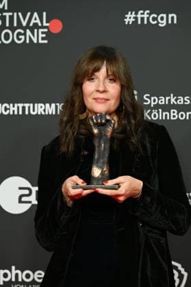 The Manfred Stelzer Award goes this year to director Sonja Heiss for WANN WIRD ES ENDLICH WIEDER, SO WIE ES NIE WAR at the 33 Film Festival Cologne, FFCGN in the Cologne Filmpalast.