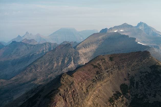 Creative Highlights World Mountain range and sky in glacier national park Apgar, Montana, United States R_ULGR2310217E-1270509-01