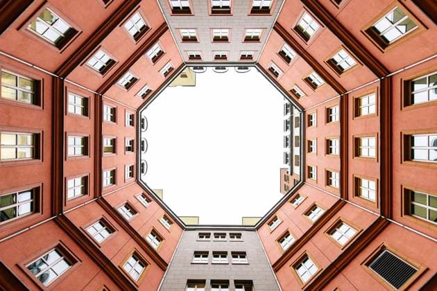 Germany, Berlin, Exterior of modern apartment building, MMPF00976
