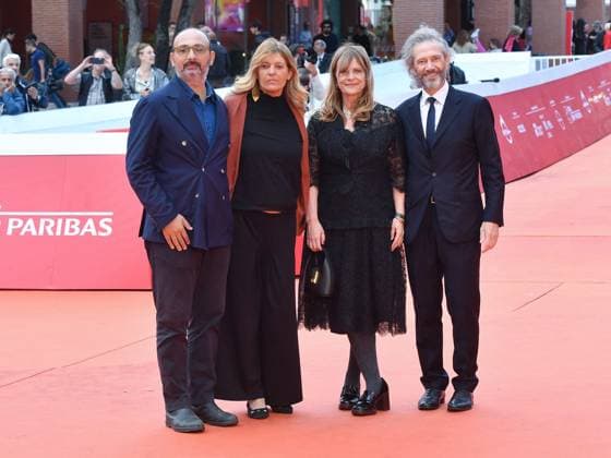 Rome, Rome Film Fest 2023. Rome Film Festival. Red carpet Nastassja Kinski. Rome, Rome Film Fest 2023. Rome Film Festival. Red carpet Nastassja Kinski. Pictured : Gianluca Giannelli,Fabia Bettini,Nastassja Kinski and Lamberto Mancini Rome Italy  Copyright: xIPA ABACAx BRIPA20231025_699 IPA ABACAx BRIPA20231025_699