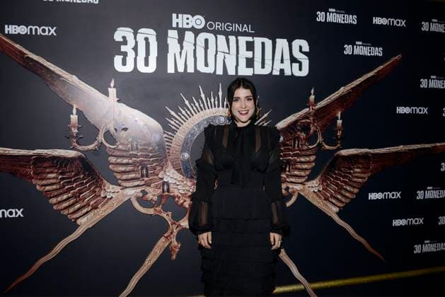 October 26, 2023, Mexico City, Ciudad de Mexico, Mexico: October 25, 2023, Mexico City, Mexico: Cassandra So¡nchez-Navarro Attends the black carpet of the season 2 Premiere of the 30 Monedas Tv Series by HBO, at Salon Barcelona. on October 25, 2023 in Mexico City, Mexico. Mexico City Mexico - ZUMAe321 20231026_zea_e321_018 Copyright: xCarlosxTischler xEyepixxGroupx