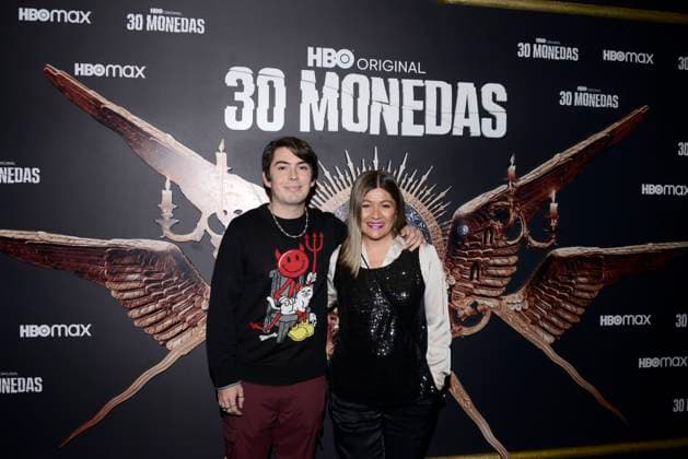 October 26, 2023, Mexico City, Ciudad de Mexico, Mexico: October 25, 2023, Mexico City, Mexico: Martha Figueroa Benza Attends the black carpet of the season 2 Premiere of the 30 Monedas Tv Series by HBO, at Salon Barcelona. on October 25, 2023 in Mexico City, Mexico. Mexico City Mexico - ZUMAe321 20231026_zea_e321_020 Copyright: xCarlosxTischler xEyepixxGroupx