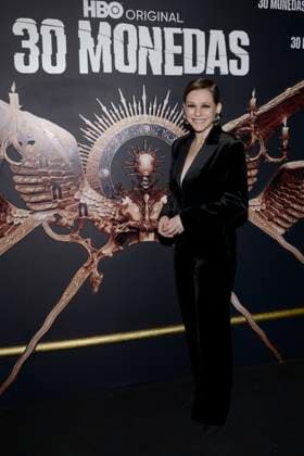 October 26, 2023, Mexico City, Ciudad de Mexico, Mexico: October 25, 2023, Mexico City, Mexico: Kika Edgar Attends the black carpet of the season 2 Premiere of the 30 Monedas Tv Series by HBO, at Salon Barcelona. on October 25, 2023 in Mexico City, Mexico. Mexico City Mexico - ZUMAe321 20231026_zea_e321_031 Copyright: xCarlosxTischler xEyepixxGroupx