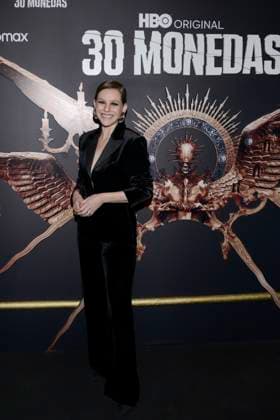 October 26, 2023, Mexico City, Ciudad de Mexico, Mexico: October 25, 2023, Mexico City, Mexico: Kika Edgar Attends the black carpet of the season 2 Premiere of the 30 Monedas Tv Series by HBO, at Salon Barcelona. on October 25, 2023 in Mexico City, Mexico. Mexico City Mexico - ZUMAe321 20231026_zea_e321_036 Copyright: xCarlosxTischler xEyepixxGroupx