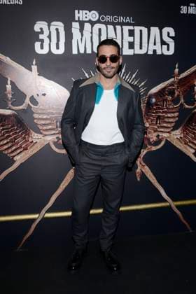 October 26, 2023, Mexico City, Ciudad de Mexico, Mexico: October 25, 2023, Mexico City, Mexico: Miguel Angel Silvestre Attends the black carpet of the season 2 Premiere of the 30 Monedas Tv Series by HBO, at Salon Barcelona. on October 25, 2023 in Mexico City, Mexico. Mexico City Mexico - ZUMAe321 20231026_zea_e321_042 Copyright: xCarlosxTischler xEyepixxGroupx