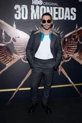 October 26, 2023, Mexico City, Ciudad de Mexico, Mexico: October 25, 2023, Mexico City, Mexico: Miguel Angel Silvestre Attends the black carpet of the season 2 Premiere of the 30 Monedas Tv Series by HBO, at Salon Barcelona. on October 25, 2023 in Mexico City, Mexico. Mexico City Mexico - ZUMAe321 20231026_zea_e321_043 Copyright: xCarlosxTischler xEyepixxGroupx