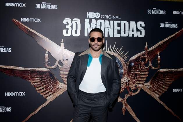 October 26, 2023, Mexico City, Ciudad de Mexico, Mexico: October 25, 2023, Mexico City, Mexico: Miguel Angel Silvestre Attends the black carpet of the season 2 Premiere of the 30 Monedas Tv Series by HBO, at Salon Barcelona. on October 25, 2023 in Mexico City, Mexico. Mexico City Mexico - ZUMAe321 20231026_zea_e321_046 Copyright: xCarlosxTischler xEyepixxGroupx