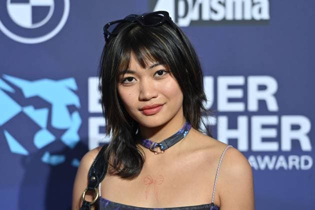 Nhung Hong actress , single image,cropped single image,portrait,portrait red carpet,blue panther Ð TV and Streaming Award 2023 on 25 10 2023 at BMW World Munich