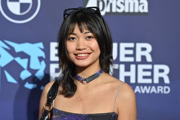 Nhung Hong actress , single image,cropped single image,portrait,portrait red carpet,blue panther Ð TV and Streaming Award 2023 on 25 10 2023 at BMW World Munich