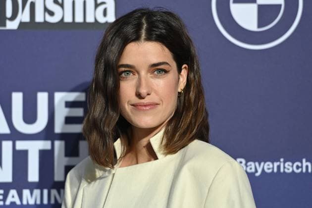 Marie Nasemann actress , single image,cropped single image,portrait,portrait red carpet,blue panther Ð TV and Streaming Award 2023 on 25 10 2023 at BMW World Munich