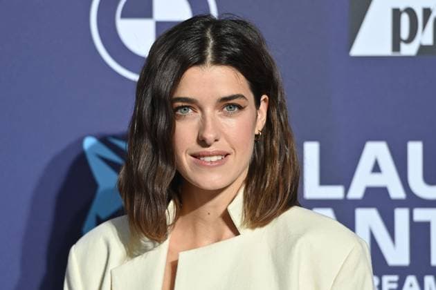 Marie Nasemann actress , single image,cropped single image,portrait,portrait red carpet,blue panther Ð TV and Streaming Award 2023 on 25 10 2023 at BMW World Munich