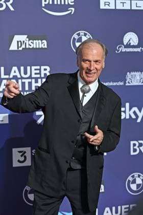 Wolfgang FIEREK actor , single image,cropped single image,half figure,half figure red carpet,blue panther Ð TV and Streaming Award 2023 on 25 10 2023 at BMW World Munich
