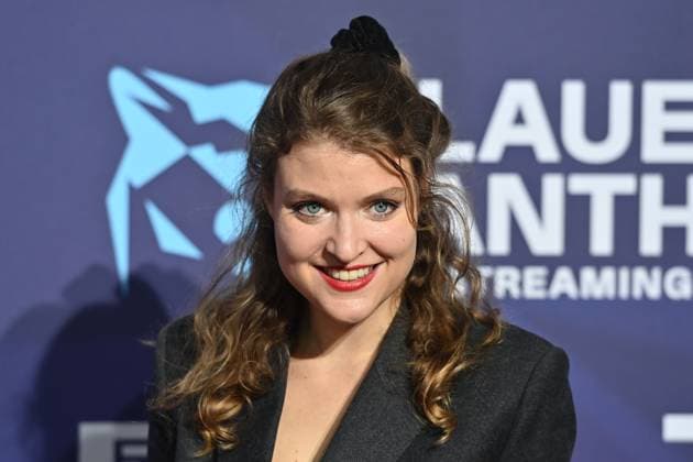 Lara MANDOKI actress , single image,cropped single image,portraet,portrait,portrait red carpet,blue panther Ð TV and Streaming Award 2023 on 25 10 2023 at BMW Welt Muenchen