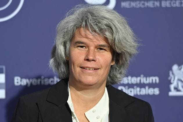 Felicitas Darschin director , single image,cropped single subject,portrait,portrait red carpet,blue panther Ð TV and Streaming Award 2023 on 25 10 2023 at BMW Welt Muenchen