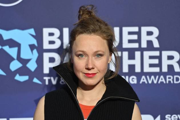 Katharina Leonore Goebel actress , single image,cropped single image,portraet,portrait,portrait red carpet,blue panther Ð TV and Streaming Award 2023 on 25 10 2023 at BMW World Munich