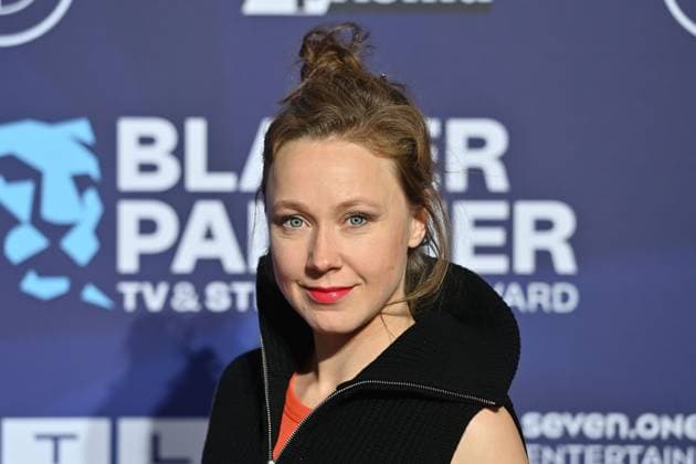 Katharina Leonore Goebel actress , single image,cropped single image,portraet,portrait,portrait red carpet,blue panther Ð TV and Streaming Award 2023 on 25 10 2023 at BMW World Munich