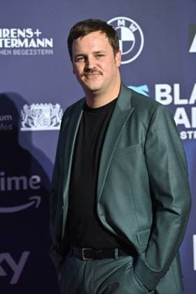 Frederic LINKEMANN actor , single image,cropped single image, half figure,half figure red carpet,blue panther Ð TV and Streaming Award 2023 on 25 10 2023 at BMW World Munich