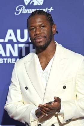 Akeem van Flodrop actor , single image,cropped single image,half figure,half figure red carpet,blue panther Ð TV and Streaming Award 2023 on 25 10 2023 at BMW World Munich