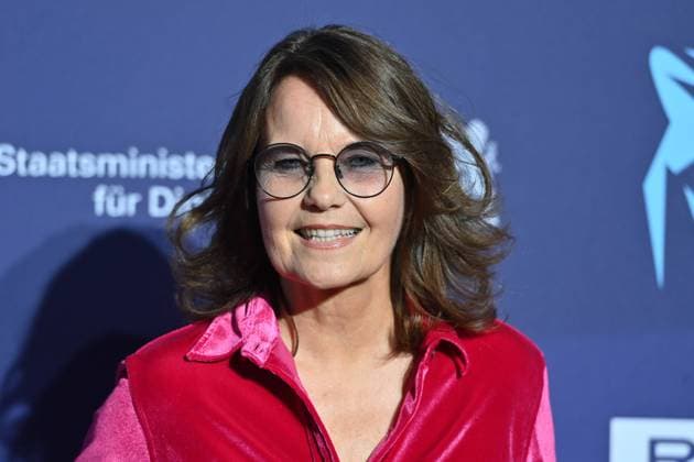 Caroline LINK director , single image,cropped single subject,portrait,portrait red carpet,blue panther Ð TV and Streaming Award 2023 on 25 10 2023 at BMW Welt Muenchen