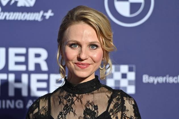 Teresa Rizos actress , single image,cropped single image,portrait,portrait red carpet,blue panther Ð TV and Streaming Award 2023 on 25 10 2023 at BMW Welt Muenchen