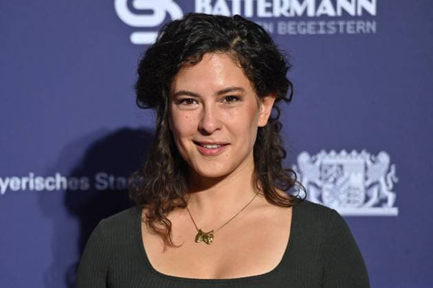 Amanda Da Gloria actress , single image,cropped single image,portrait,portrait red carpet,blue panther Ð TV and Streaming Award 2023 on 25 10 2023 at BMW World Munich