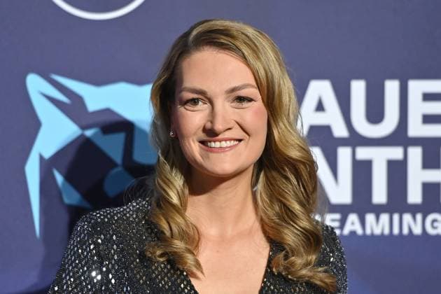 Judith GERLACH Digital Minister Bavaria , single image,cropped single image,portrait,portrait red carpet,blue panther Ð TV and Streaming Award 2023 on 25 10 2023 at BMW World Munich