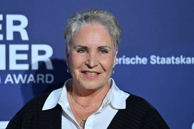Katerina JACOB actress single image,cropped single image,portrait,portrait red carpet,blue panther Ð TV and Streaming Award 2023 on 25 10 2023 at BMW World Munich
