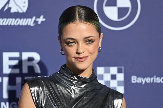 Vanessa Kunz Model,Influencer , single image,cropped single image,portrait,portrait red carpet,blue panther Ð TV and Streaming Award 2023 on 25 10 2023 at BMW Welt Muenchen