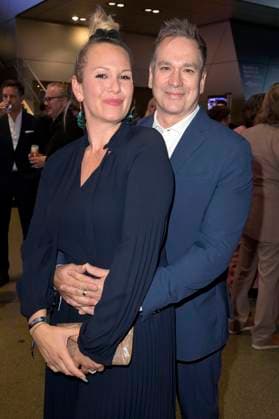 Manou Lubowski with girlfriend Lara von Stumberg at the award ceremony of the Blue Panther TV Streaming Award 2023 in the BMW World Munich, 25 10 2023 Foto:xF.xKernx xFuturexImagex panther_5891