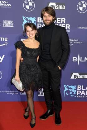 Darya Birnstiel with husband Philip Birnstiel at the presentation of the Blue Panther TV Streaming Award 2023 at BMW Welt Munich, 25 10 2023 Foto:xF.xKernx xFuturexImagex panther_5896