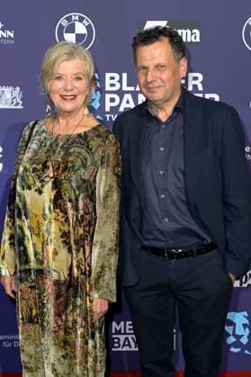 Jutta Speidel and Gerhard Wittmann at the presentation of the Blue Panther TV Streaming Award 2023 at BMW Welt Munich, 25 10 2023 Foto:xF.xKernx xFuturexImagex panther_6463