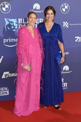 Viviane Geppert and Karen Webb at the presentation of the Blue Panther TV Streaming Award 2023 at BMW Welt Munich, 25 10 2023 Foto:xF.xKernx xFuturexImagex panther_6550