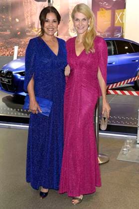 Karen Webb and Natascha Grün at the presentation of the Blue Panther TV Streaming Award 2023 at BMW Welt Munich, 25 10 2023 Foto:xF.xKernx xFuturexImagex panther_7255