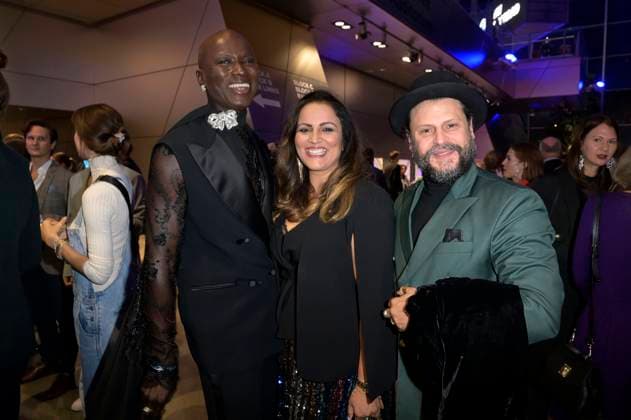 Papis Loveday, Saina Bayatpour and Manuel Cortez at the award ceremony of the Blue Panther TV Streaming Award 2023 at BMW Welt Munich, 25 10 2023 Foto:xF.xKernx xFuturexImagex panther_7438
