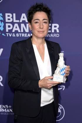 Dunja Hayali at the award ceremony of the Blue Panther TV Streaming Award 2023 in the BMW World Munich, 25 10 2023 Foto:xF.xKernx xFuturexImagex panther_7474
