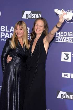 Nadeshda Brennicke and Jeanette Hain at the award ceremony of the Blue Panther TV Streaming Award 2023 in the BMW World Munich, 25 10 2023 Foto:xF.xKernx xFuturexImagex panther_7866