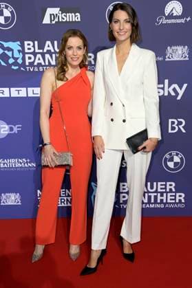 Jule Gölsdorf and Delia Träger at the presentation of the Blue Panther TV Streaming Award 2023 at the BMW Welt Munich, 25 10 2023 Foto:xF.xKernx xFuturexImagex panther_5739