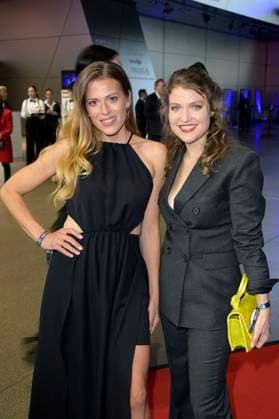 Nele Kiper and Lara Mandoki at the presentation of the Blue Panther TV Streaming Award 2023 at BMW Welt Munich, 25 10 2023 Foto:xF.xKernx xFuturexImagex panther_5796