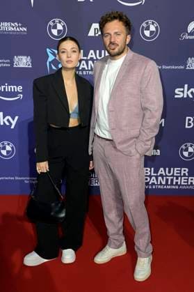 Lena Meckel and David Helmut at the presentation of the Blue Panther TV Streaming Award 2023 at BMW Welt Munich, 25 10 2023 Foto:xF.xKernx xFuturexImagex panther_5970