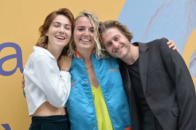 Entertainment Themen der Woche KW43 Entertainment Bilder des Tages Rome, Rome Film Fest 2023. Rome Film Festival. Film photocall: Chlorophyll. Pictured: Sarah Short, Ivana Gloria and Domenico De Meo  Copyright: xMaurizioxD Avanzox xipa-agency.nx xDxAvanzo Provvisionatox IPA_IPA41226407