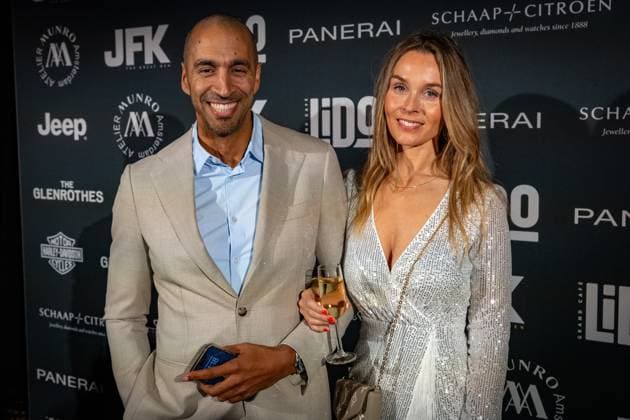 AMSTERDAM - Gerald Roethof with partner Anna prior to the presentation of the JFK Greatest Man Award, an award for the most successful and charismatic man of the year. ANP LEVIN DEN BOER netherlands out - belgium out  Copyright: xx x482207511x originalFilename: 482207511.jpg