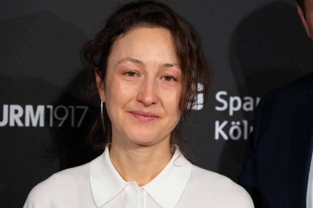 Katharina HUBER, filmmaker, director, red carpet, red carpet show, arrival, arrival, Film Festival Cologne awards in Cologne, 26 10 2022